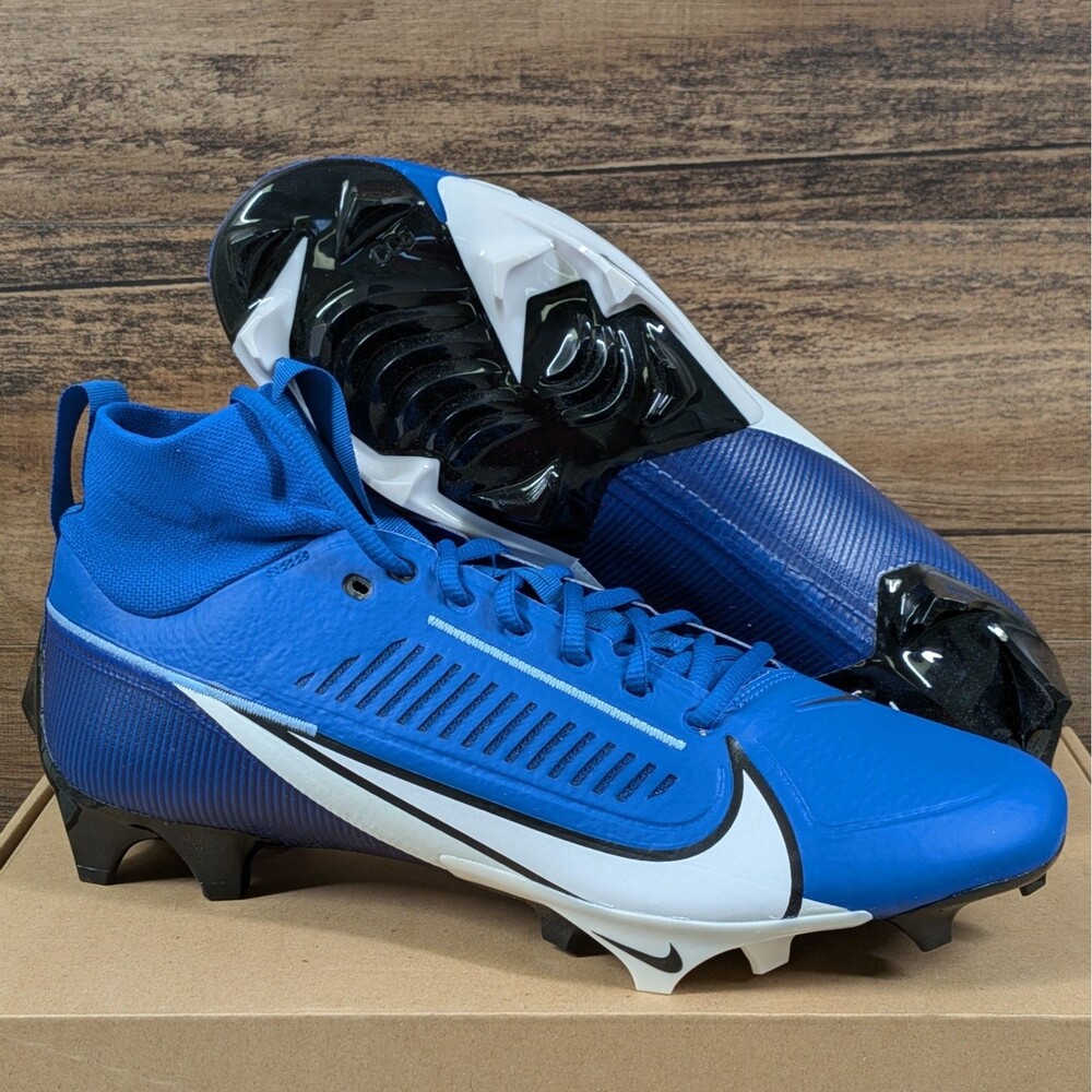 Nike Vapor Edge Pro 360 2 Men's 12 Game Royal White Football Cleats DA5456-414